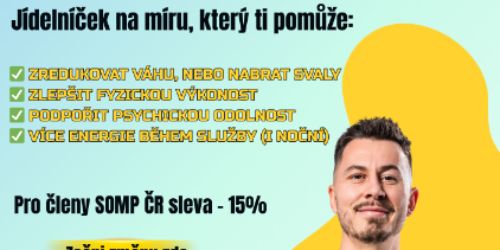 Zvýhodněné ceny za služby předního výživového poradce pro členy SOMP ČR