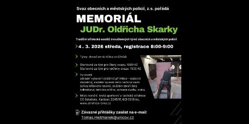 Memoriál JUDr. Oldřicha Skarky 2026